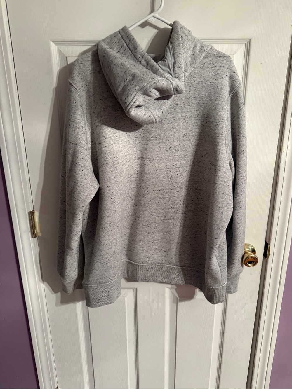 Carhartt women’s Gray Hooded Sweatshirt - Logo Sleeve - Picture 3 of 3